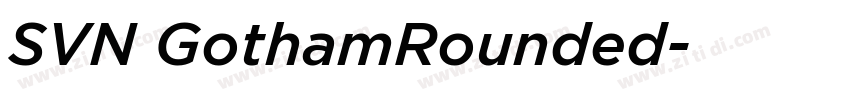 SVN GothamRounded字体转换